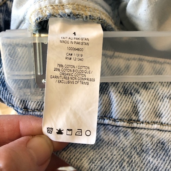 GARAGE high waisted jean shorts. - Picture 7 of 7